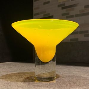 Yellow Candle Holder